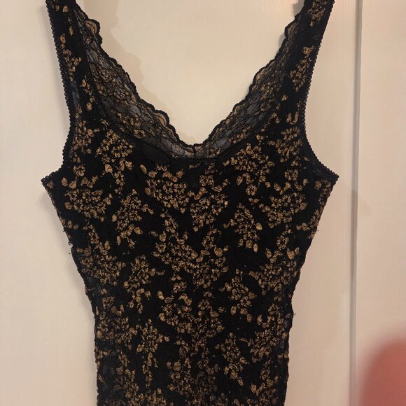Papillon Blanc  black and gold lace camisole - Picture 4 of 4